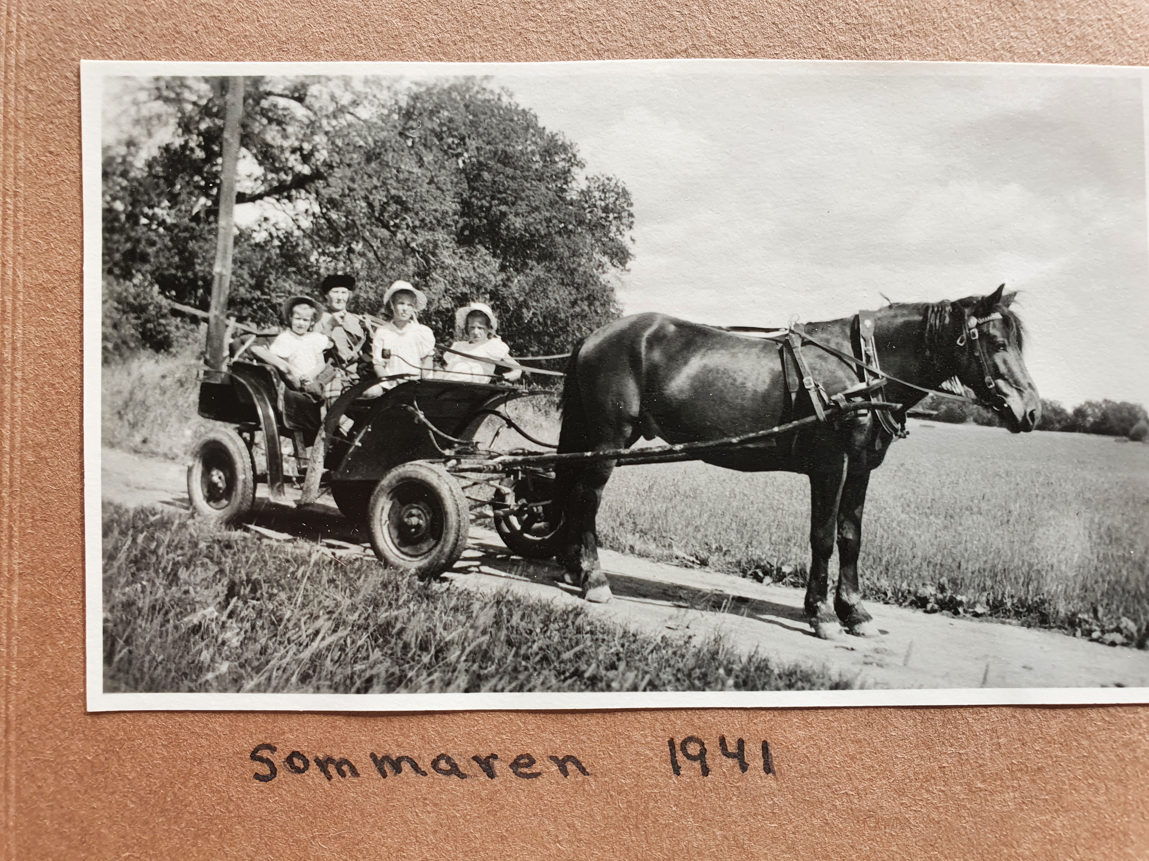 Sommar 1941 Hästnäs flickorna Ramsay